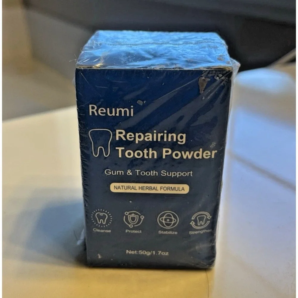 Reumi Repairing Tooth Powder Gum & Tooth Support NEW Sealed